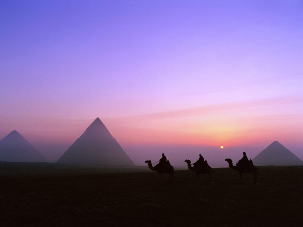 закат в Египте